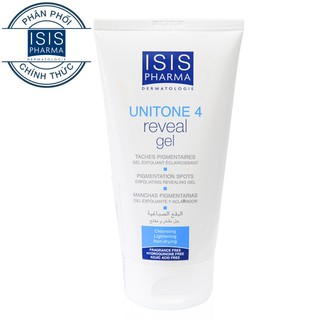 ISIS Pharma Unitone 4 Reveal Gel Sữa rửa mặt trắng sáng da