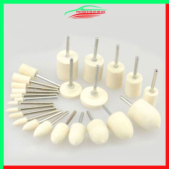 Đầu len đánh bóng kim loại, trang sức chân 6mm hình trụ hình nón đủ kích thước