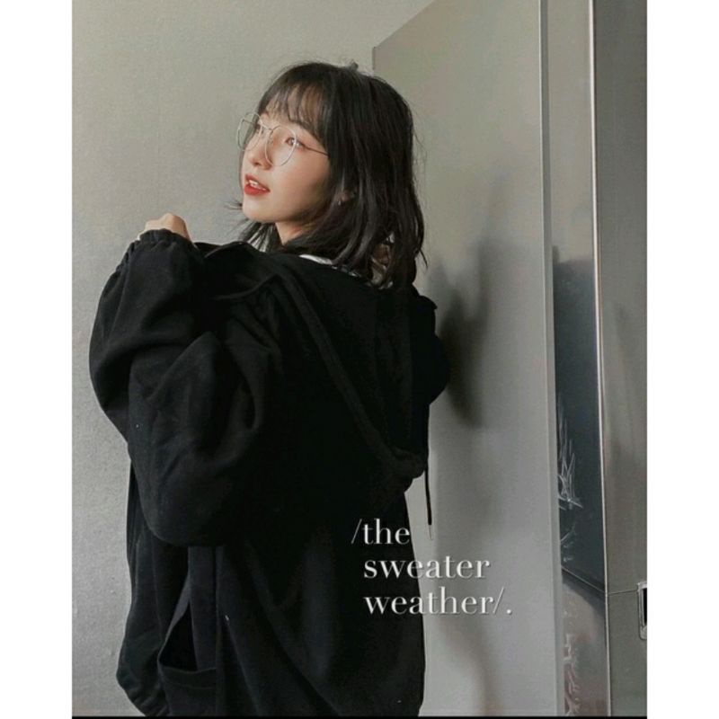 Áo khoác áo hoodies zip nỉ bông khoá kéo Hàn Quốc 3 màu | BigBuy360 - bigbuy360.vn