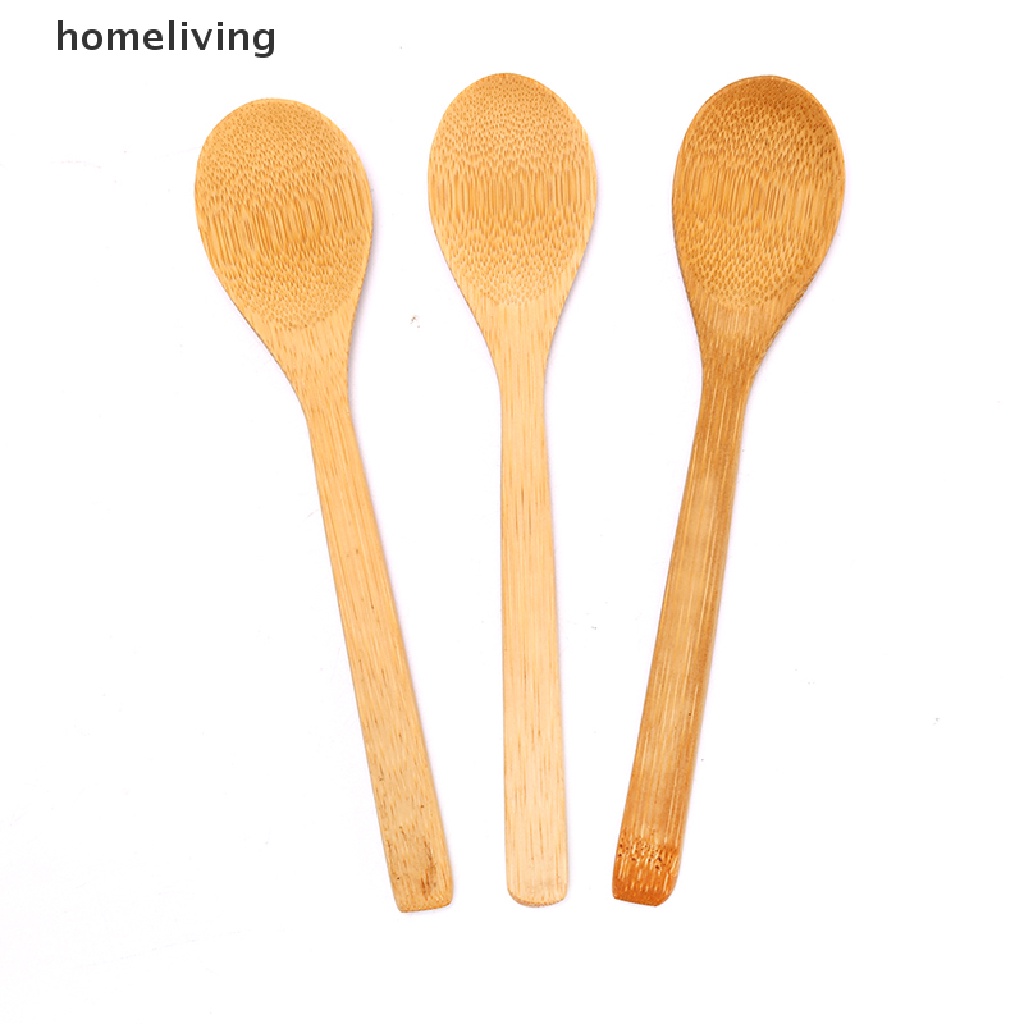 Muỗng Tre Tròn Múc Canh / Cà Phê / Muối Tiện Dụng Cho Nhà Bếp