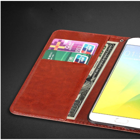 Bao da điện thoại nắp gập mặt nhám nhiều màu cho Samsung Galaxy Note 7 / Note FE