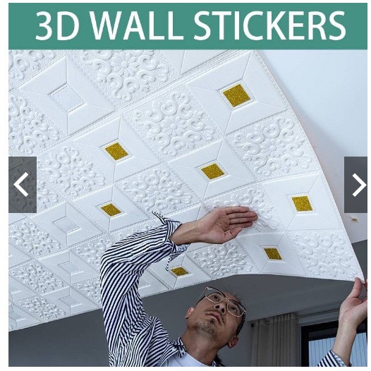 Xốp dán tường da hoa văn nhũ khổ 70*70 giá rẻ nhất hàng đẹp khách tự chọn màu nhũ | BigBuy360 - bigbuy360.vn