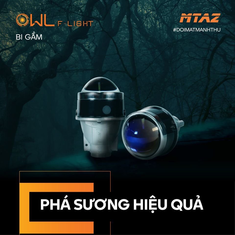 OWL F-LIGHT - Bi Gầm Xenon