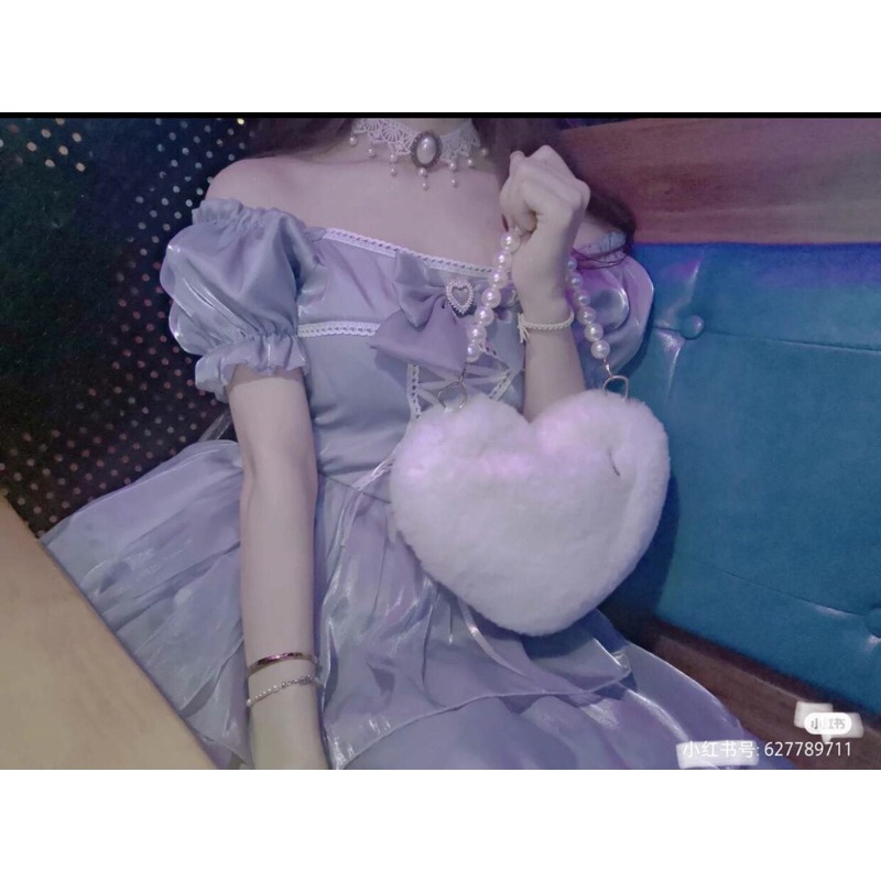 YAS0787-Váy Lolita op cộc tay sweet dream 3 tầng