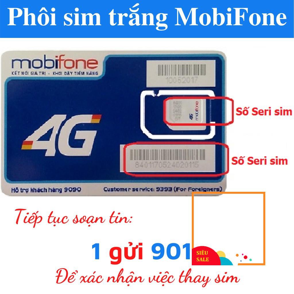 Phôi sim 4G MobiFone - Thay IOS 14 Không bị nóng máy