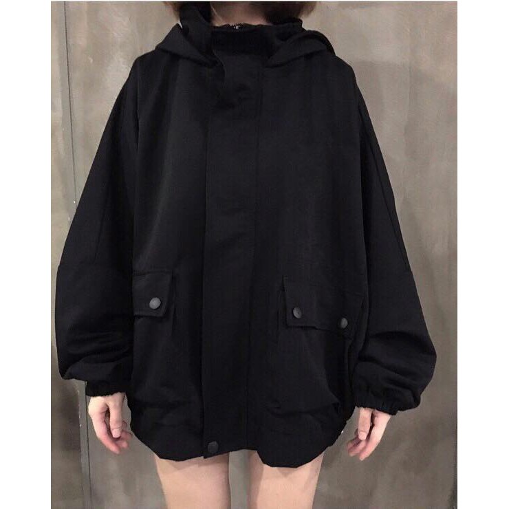 ÁO KHOÁC KAKI HỘP ĐEN - BOX JACKET Ulzzang UNISEX 1hitshop