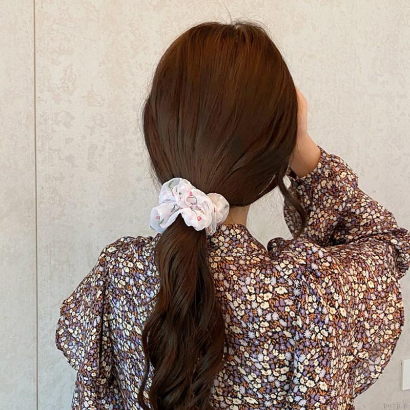 Dây buộc tóc màu sắc ngọt ngào thời trang dành cho nữ