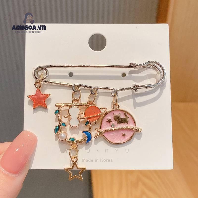 ✨✨ Phụ kiện cài cổ áo kiểu dáng đáng yêu xinh xắn cho nữ
