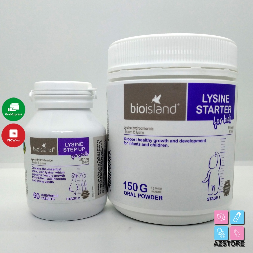 Bio Island Lysine tăng chiều cao - Lysine Starter / Lysine step up cho bé