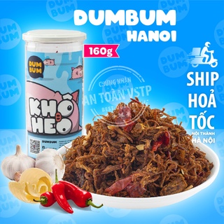 Khô heo cháy bơ tỏi 160g DumBum đồ ăn vặt Hà Nội
