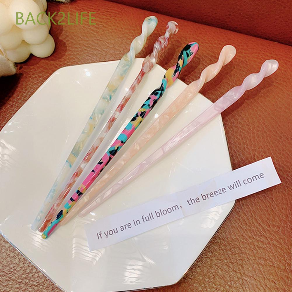 Trâm Cài Tóc Họa Tiết Vân Đá Phong Cách Cổ Điển Cho Nữ