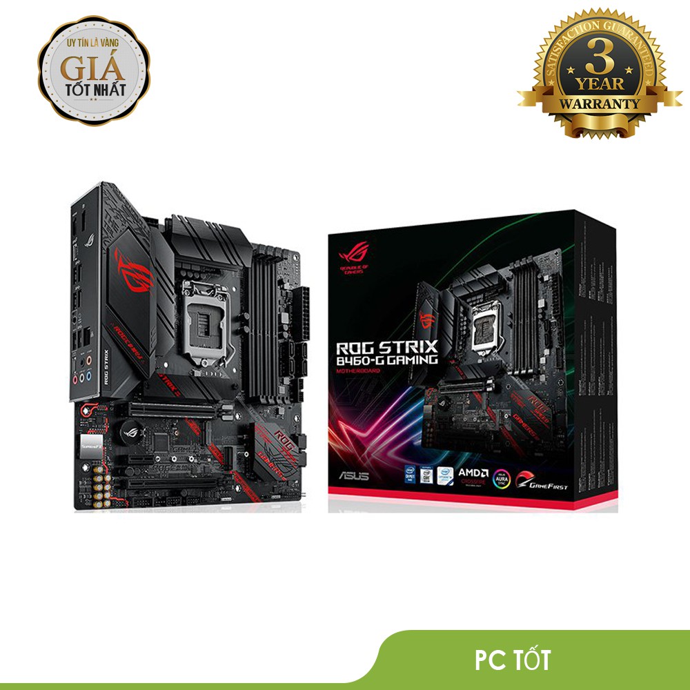 Bo mạch chủ ROG STRIX B460-G GAMING - Bảo hành 36 tháng chính hãng