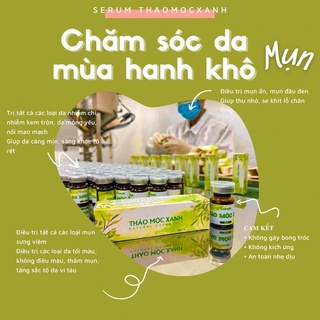 2 lọ serum thảo mộc xanh