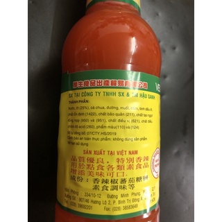 ( Q11 ) combo 5 chai tương ớt chay 240ml ( không hành tỏi)