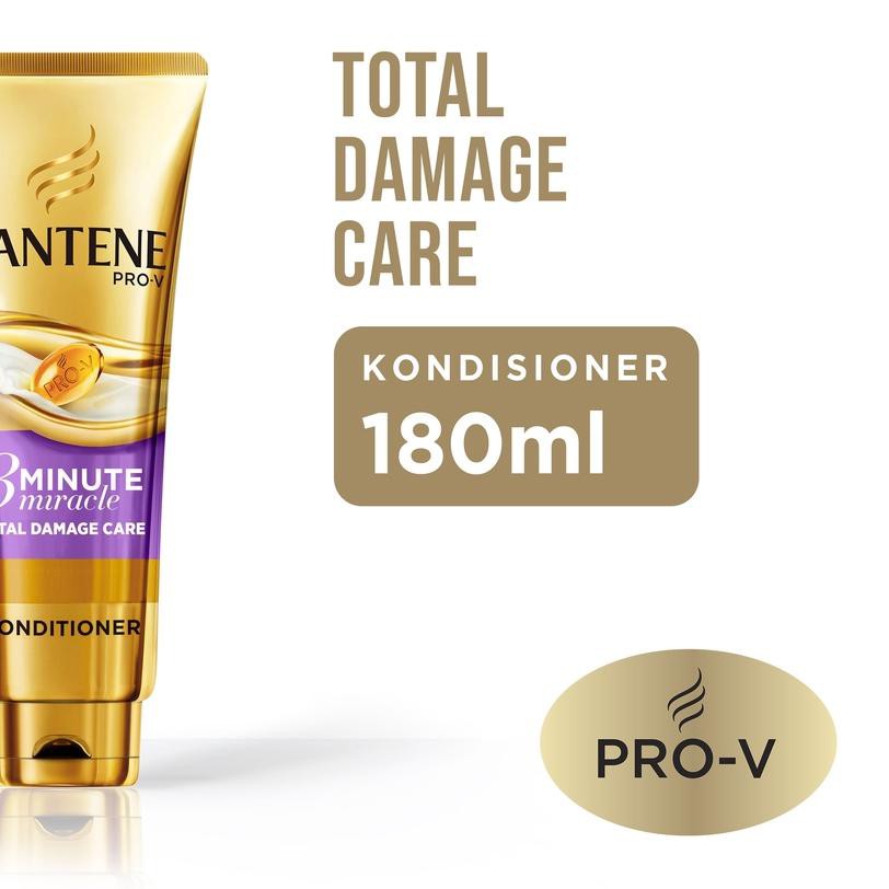 PANTENE (Hàng Mới Về) Set 3 Gói Sữa Dưỡng Chăm Sóc Tóc Bị Hư Tổn 180ml