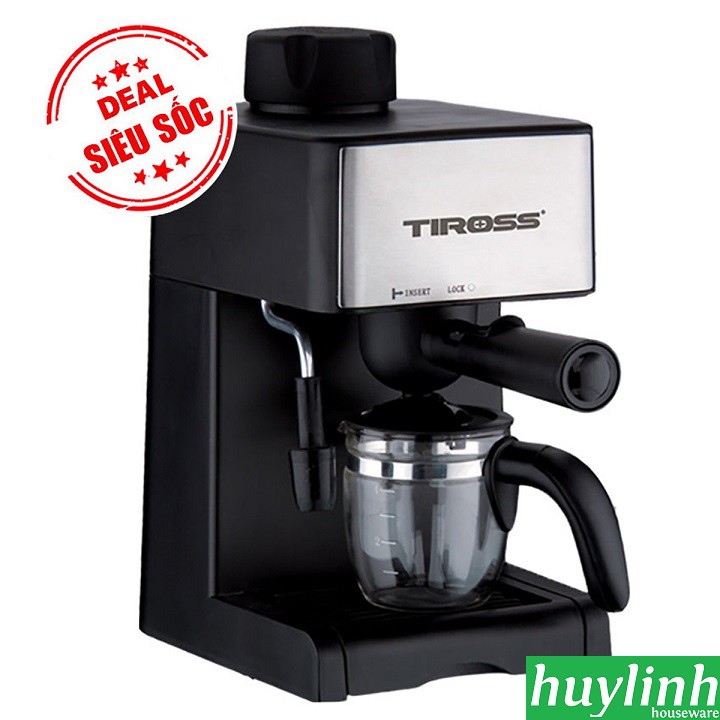 [Mã ELHAMS5 giảm 6% đơn 300K] Máy pha cà phê Espresso Tiross TS621