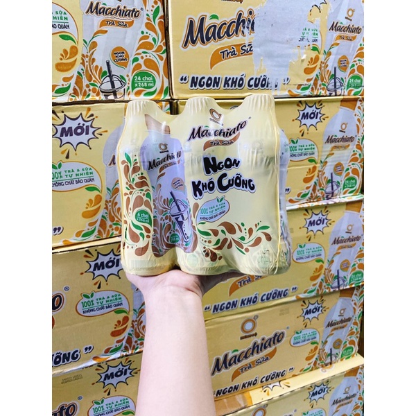 LỐC 6 chai  TRÀ SỮA MACHIATO KHÔNG ĐỘ SIÊU NGON