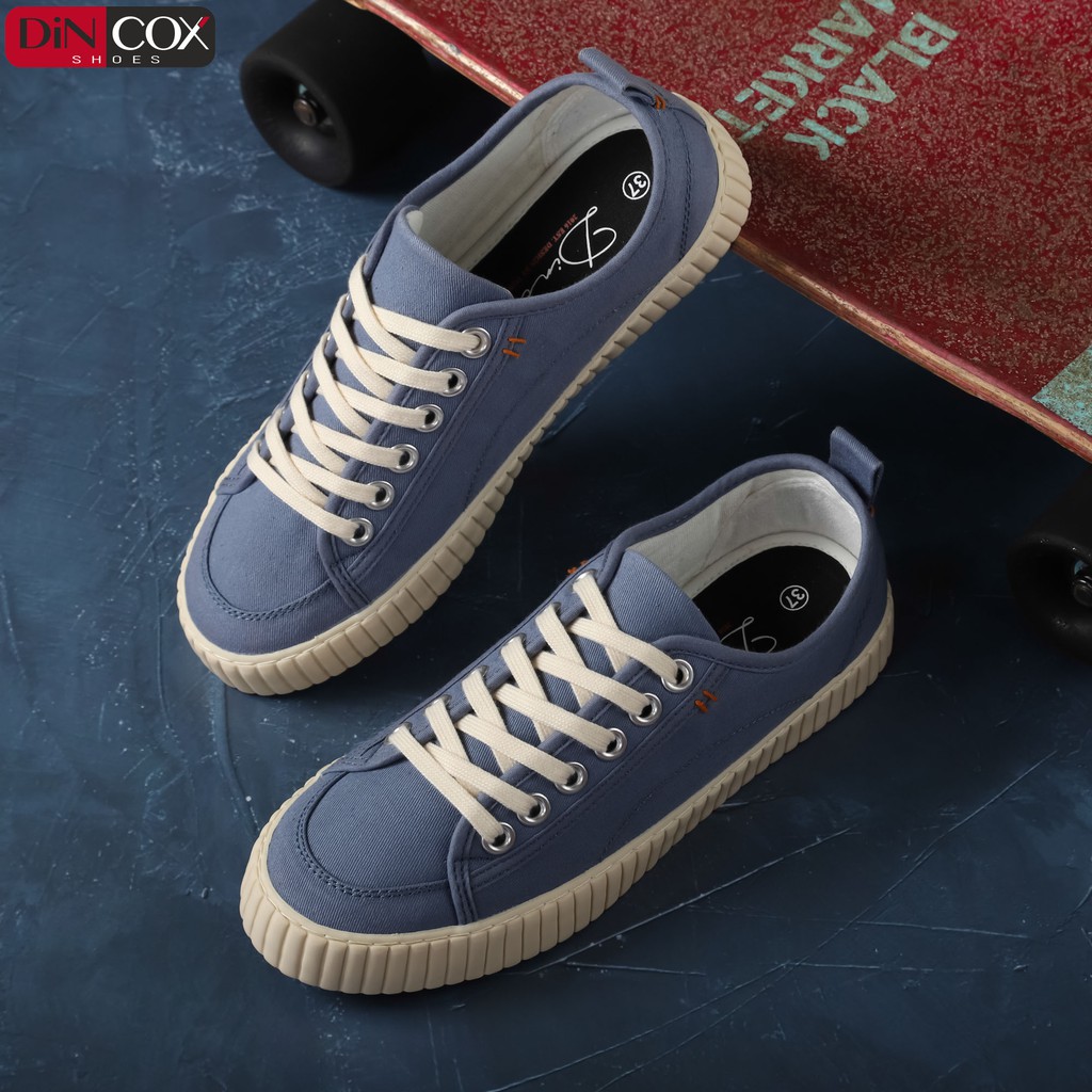 [COX] Giày Sneakers Dincox Nữ/Nam D27 DENIM CHINH HANG