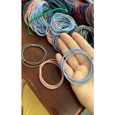 Set 3 Chun Buộc Tóc 3 Sợi Nhiều Màu Chắc Chắn
