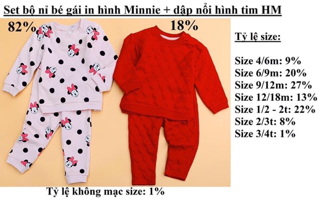 Bộ nỉ mickey hàng xịn