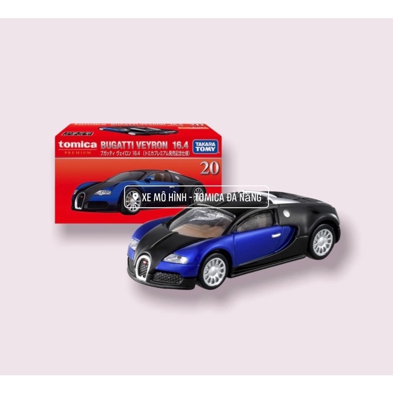 xe mô hình tomica bugatti veyron 164 màu xanh phát hành tháng 10-2021