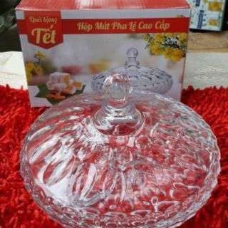 Thố mứt pha lê cao cấp 3 ngăn Nutifood.