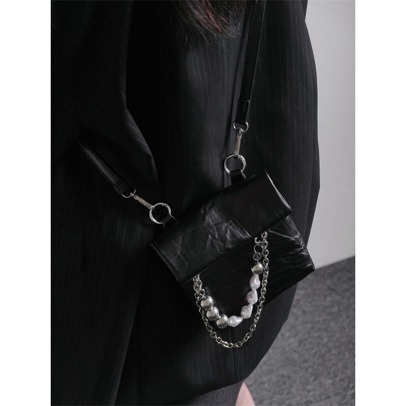 Túi Đeo Chéo Mini Đựng Điện Thoại Thiết Kế Kiểu Giấy kraft Thời Trang Y2K