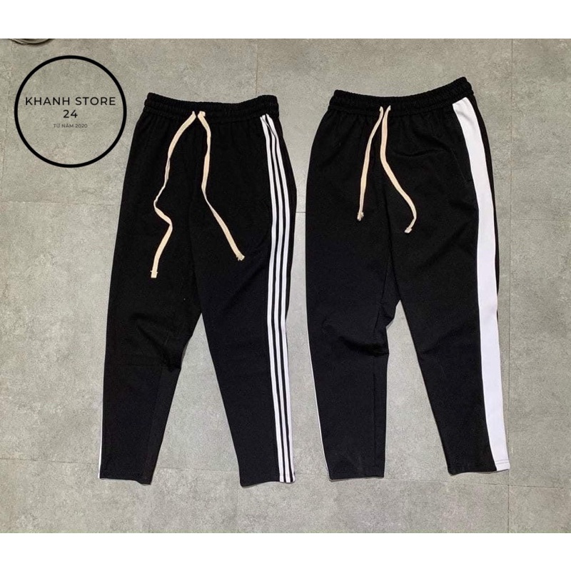 Quần jogger nam nữ thể thao, quần ống suông 3 sọc chất dày dặn, vải cao cấp Joger không xù không nhăn