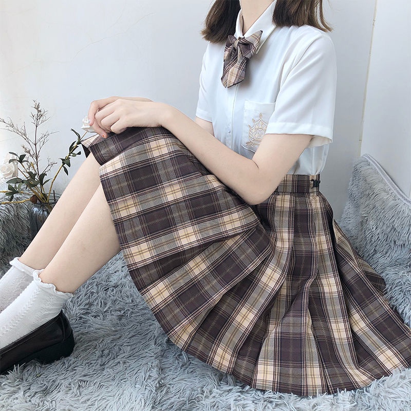 Chân váy đồng phục học sinh Nhật Bản Li Huaxiong JK