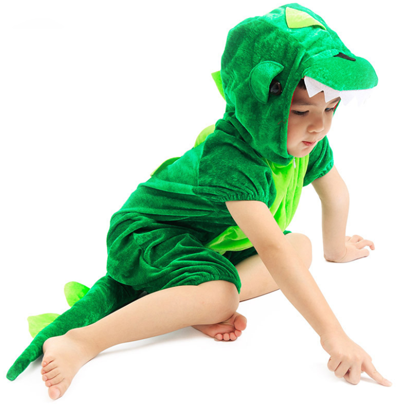 Trang phục áo liền quần hóa trang cá sấu khủng long thời trang unisex lạ mắt cho tiệc Halloween