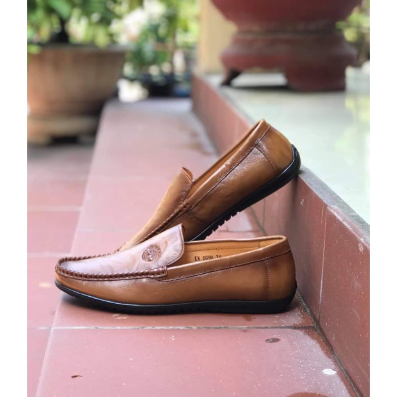 [Uy tín-Bh 2 năm] Giày lười nam phong cách 2021 chất da bò mềm from ôm chân, giày làm tỉ mỉ tại xưởng giaydepnguyenduoc