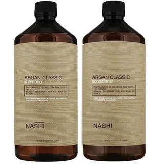 [Chính Hãng] Dầu gội cặp xả siêu mượt Nashi Argan Classic Shampoo and Conditioner 1000ml