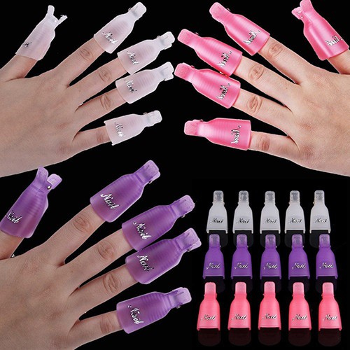 10 Dụng cụ kẹp ủ để tháo sơn gel UV cho móng tay