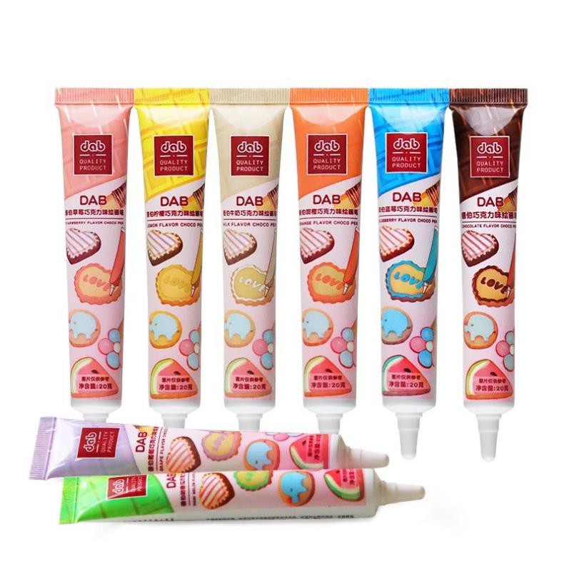 Bút tuýp viết socola nhiều màu 20g