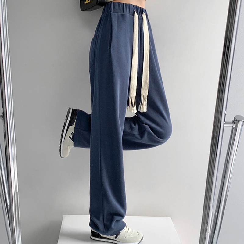 ZHELIHANGFEI Quần thể thao phong cách châu Âu và Mỹ có nguy cơ cảm thấy quần thẳng đều bình thường - phù hợp