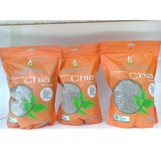 Hạt chia Seed Organic màu cam 500g và 1kg
