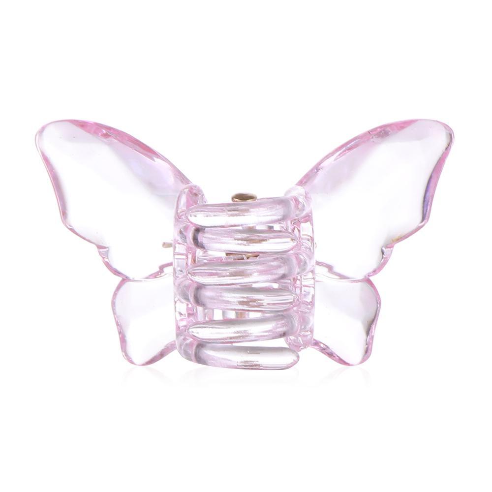 Kẹp Tóc Móng Vuốt Trong Suốt Hình Bướm Dễ Thương|Kẹp Càng Cua Tạo Kiểu Tóc Thanh Lịch