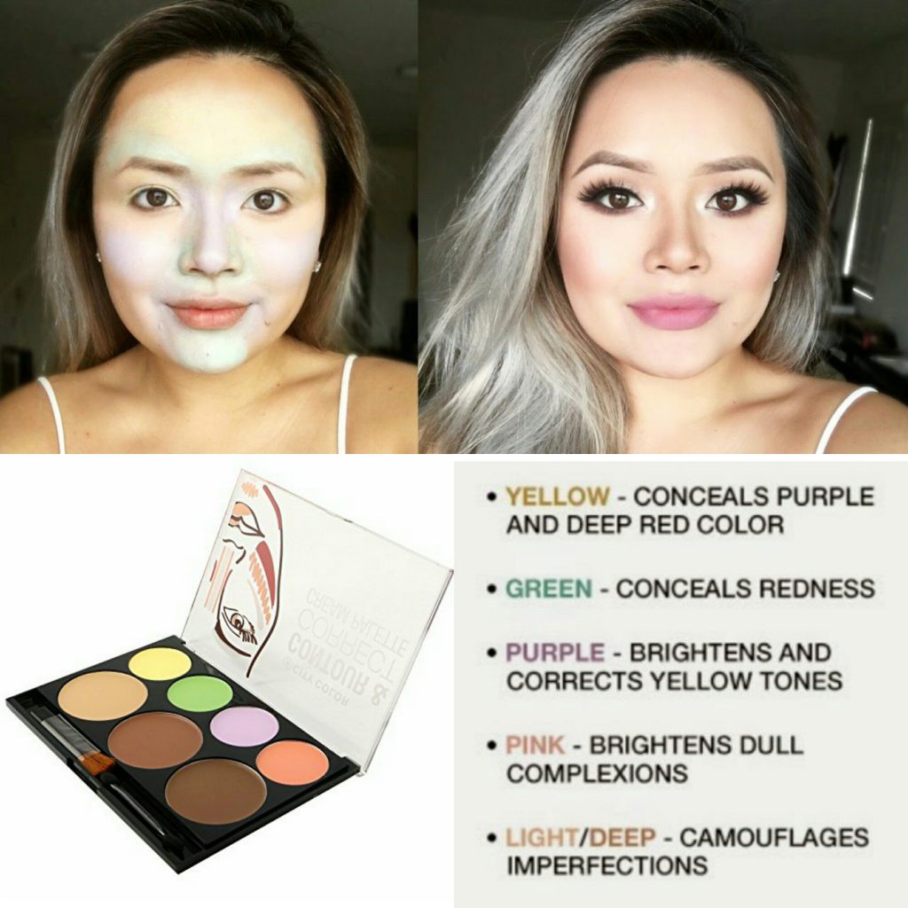 BẢNG TẠO KHỐI VÀ CHE KHUYẾT ĐIỂM CITY COLOR CONTOUR AND CORRECT CREAM 7ô