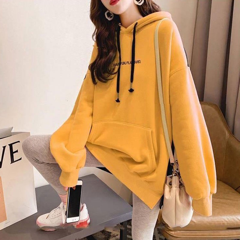 Áo Hoodies Nữ Có Nón Dài Tay Thời Trang Hàn Quốc