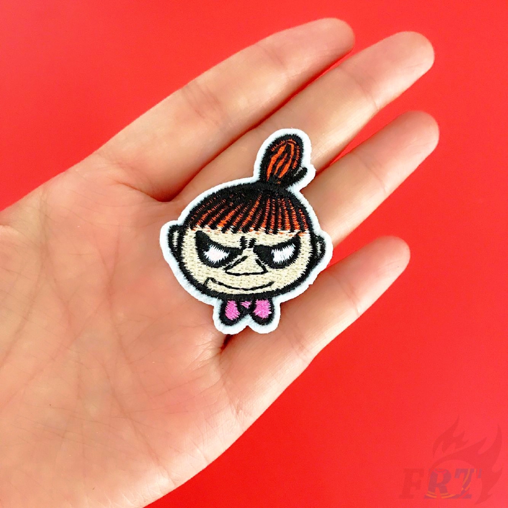 1 miếng dán ủi thêu hình hoạt hình Moomin