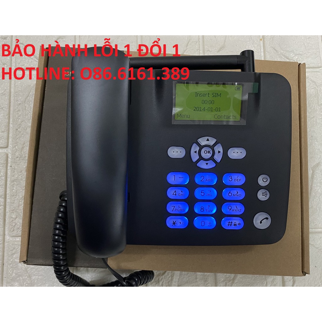 Điện Thoại Bàn Cố Định Không Dây Lắp Mọi Loại Sim Di Động LOA TO PIN TRÂU MÃ F317 WHITE, F317 BLACK | BigBuy360 - bigbuy360.vn
