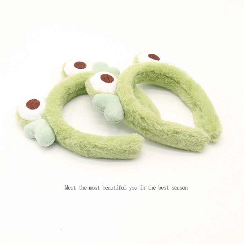 Băng Đô Cài Tóc Dạng Nén Hình Chú Ếch Dễ Thương Thời Trang Thu Đông 2022