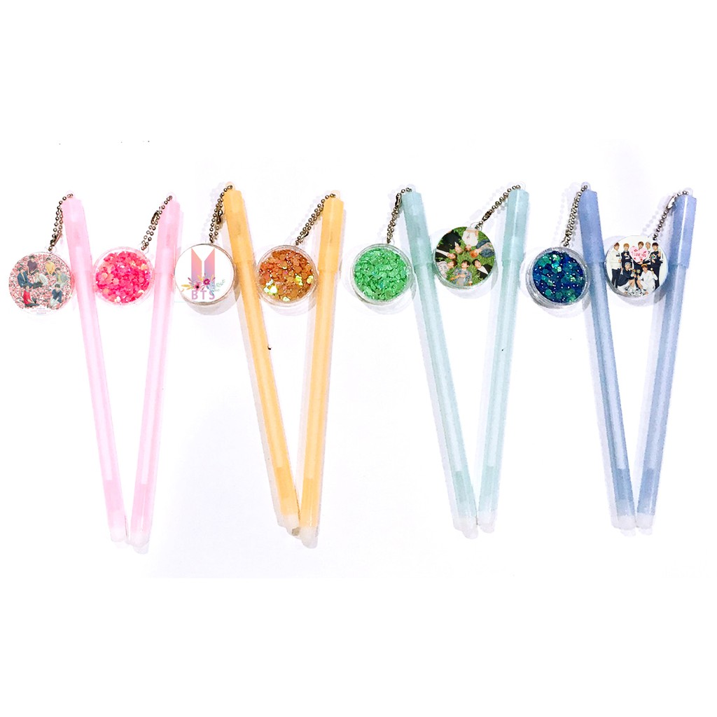 Bút treo army bangtan idol kpop D96 bút kim tuyến bút dễ thương