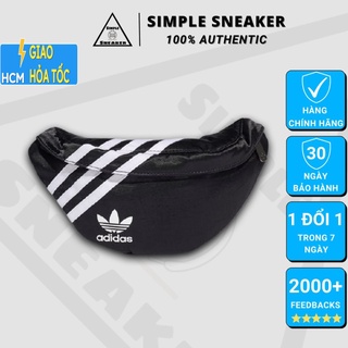 Túi Đeo Chéo Adidas Chính Hãng 💙FREESHIP💙 Adidas Waitbag Nylon Black White - Túi Đeo Adidas Auth - Simple Sneaker