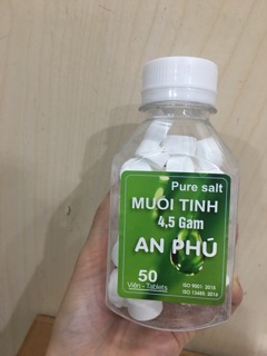 Muối Tinh NaCl pha xúc miệng (lọ 50 viên )