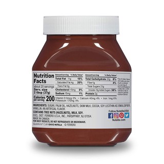 DATE 8.2020 BƠ HẠT PHỈ & CACAO NUTELLA HAZELNUT 950G