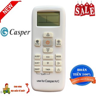 Điều khiển điều hòa Casper đời mới remote máy lạnh casper - Hàng tốt