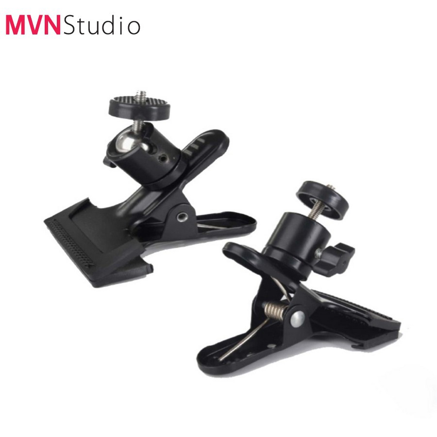 MVN Studio - Kẹp bàn tripod có đầu bi gắn chân máy ảnh xoay 360 độ vit 1/4 - hàng chính hãng Refutuna