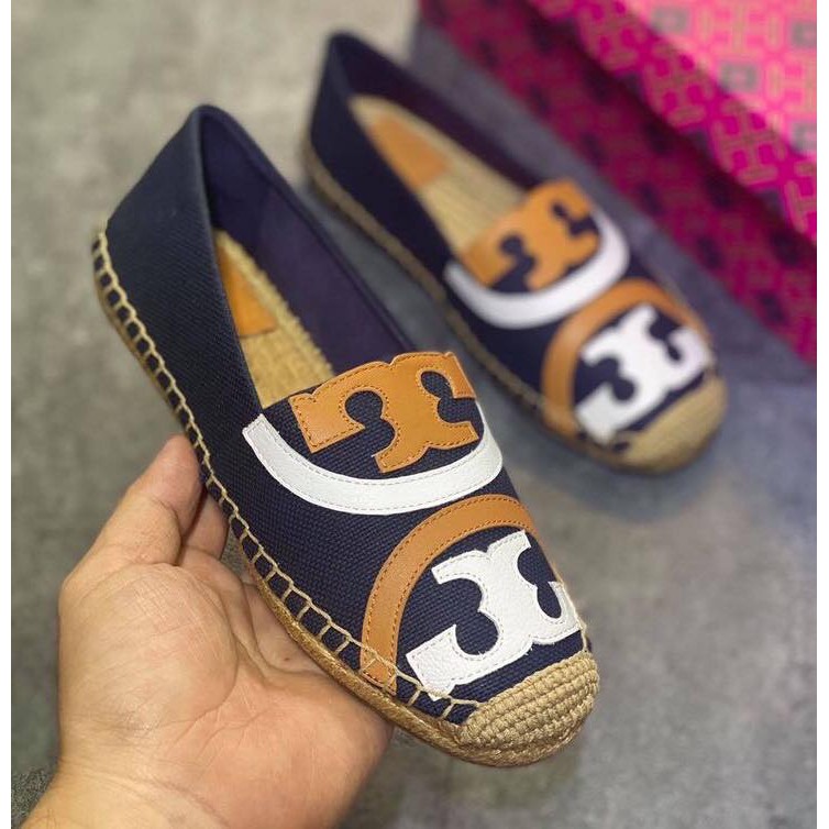 GIÀY SLIP ON TORY BURCH POPPY CANVAS ESPADRILLE AND ESPADRILLES MULES | BigBuy360 - bigbuy360.vn