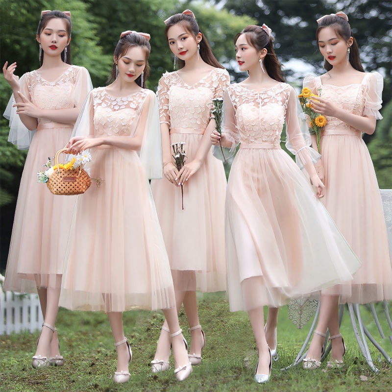 Đầm Phù Dâu Dự Tiệc Thiết Kế Mới Thời Trang Dành Cho Nữ